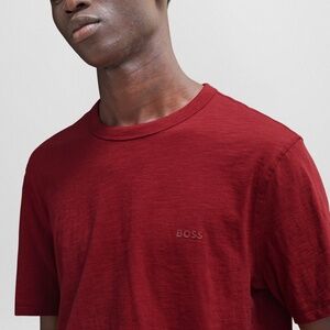 PAL ZILERI Beachwear Red Cotton Crew Tee 50 IT L